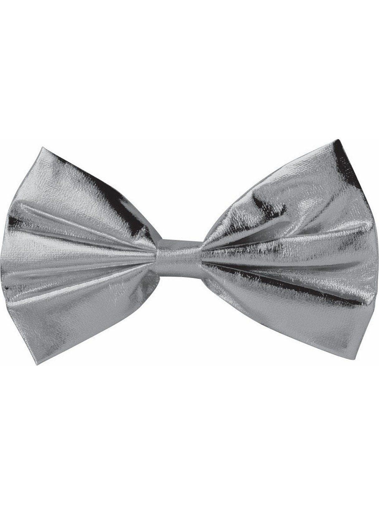 Bow Tie - Silver - costumes.com