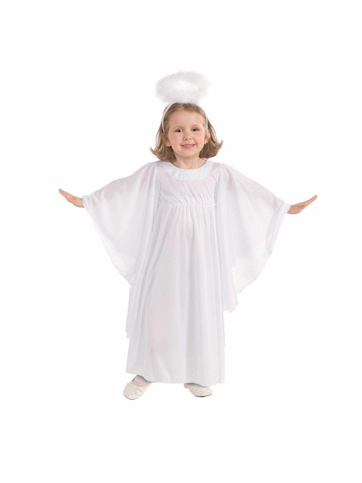 Girls' Angelic Robe and Halo - costumes.com