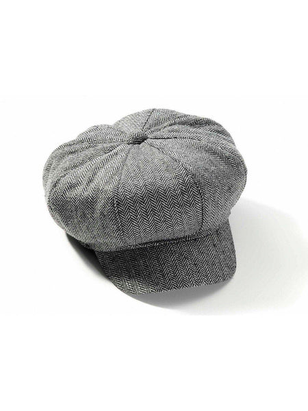 Adult Gray Newsboy Roaring 20's Hat