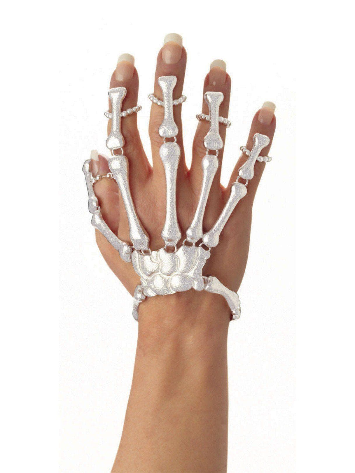 Adult Skeleton Bracelet and Ring Accessory - costumes.com