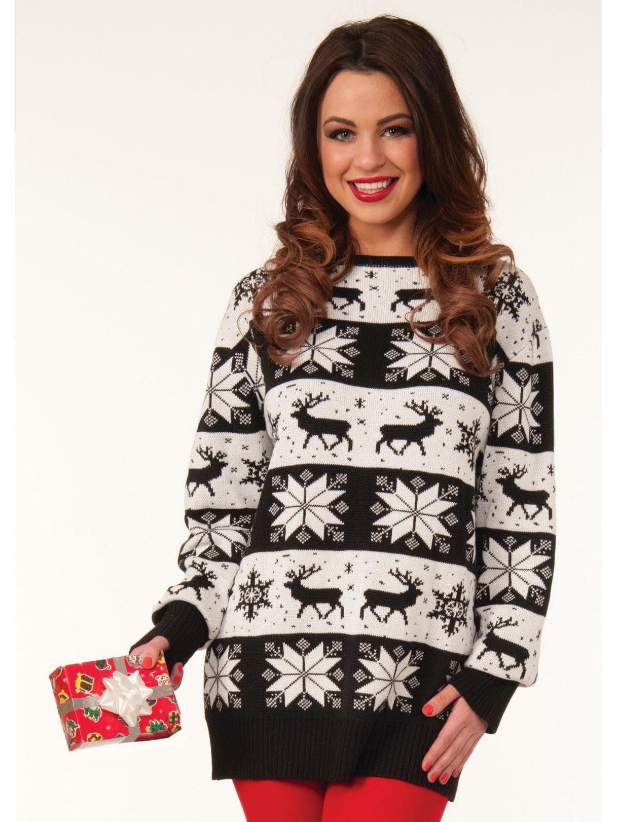 Adult Christmas Snow Drift Sweater - costumes.com