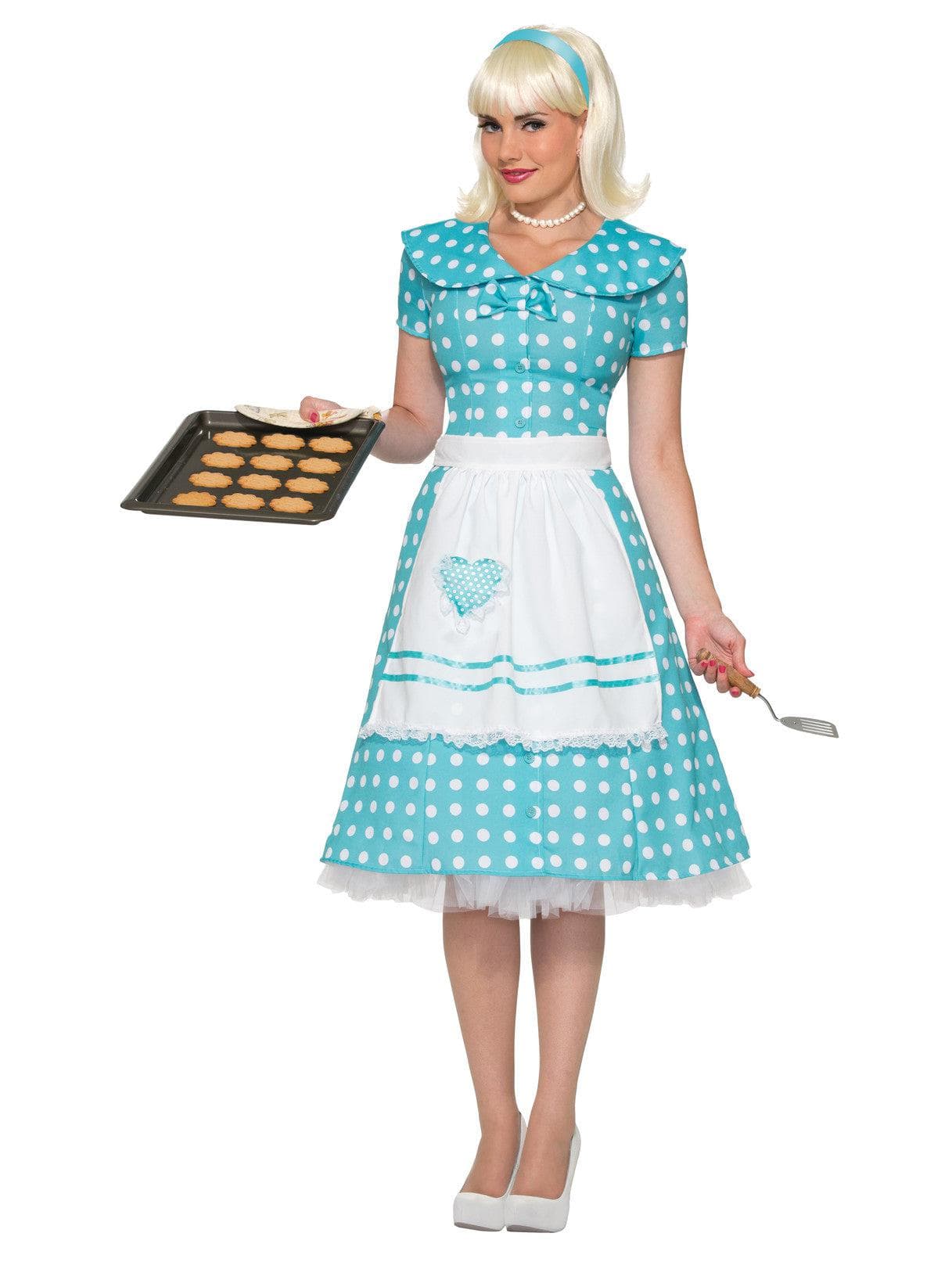 Adult Polka Dot House Wife Costume - costumes.com