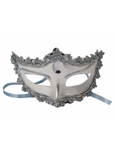 Adult Elegant White Masquerade Eye Mask