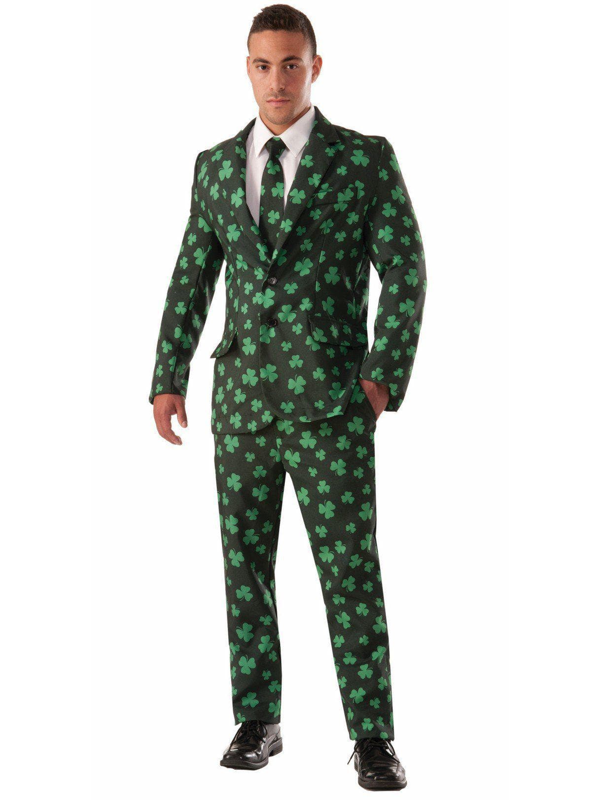 Adult Shamrock Suit & Tie Costume - costumes.com