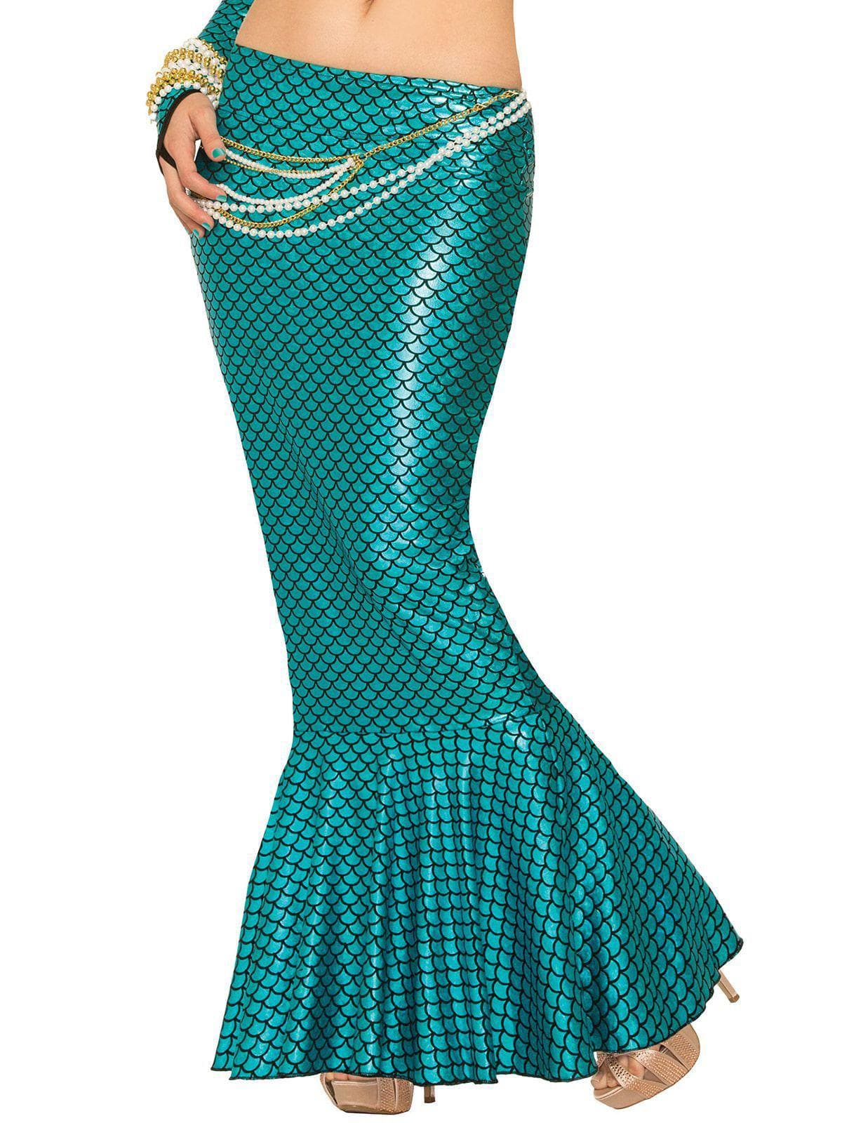 Women's Blue Mermaid Fin Skirt - costumes.com