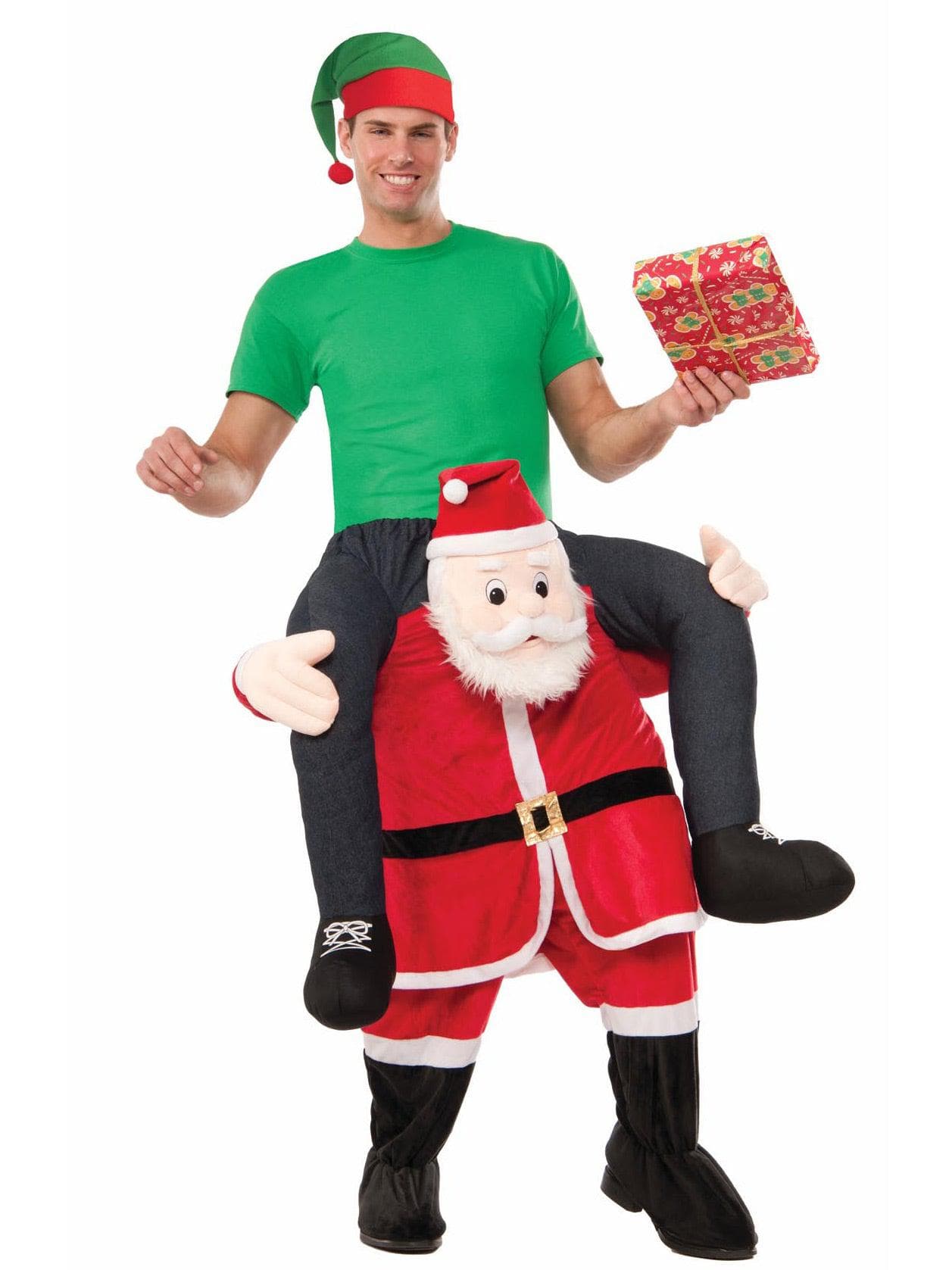 Adult Santa On My Back Costume - costumes.com