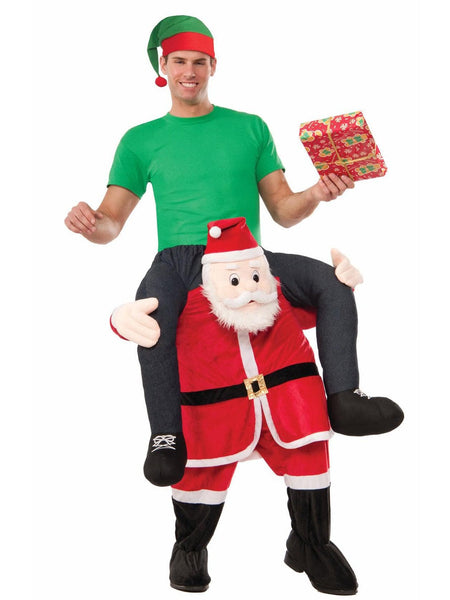Adult Santa On My Back Costume