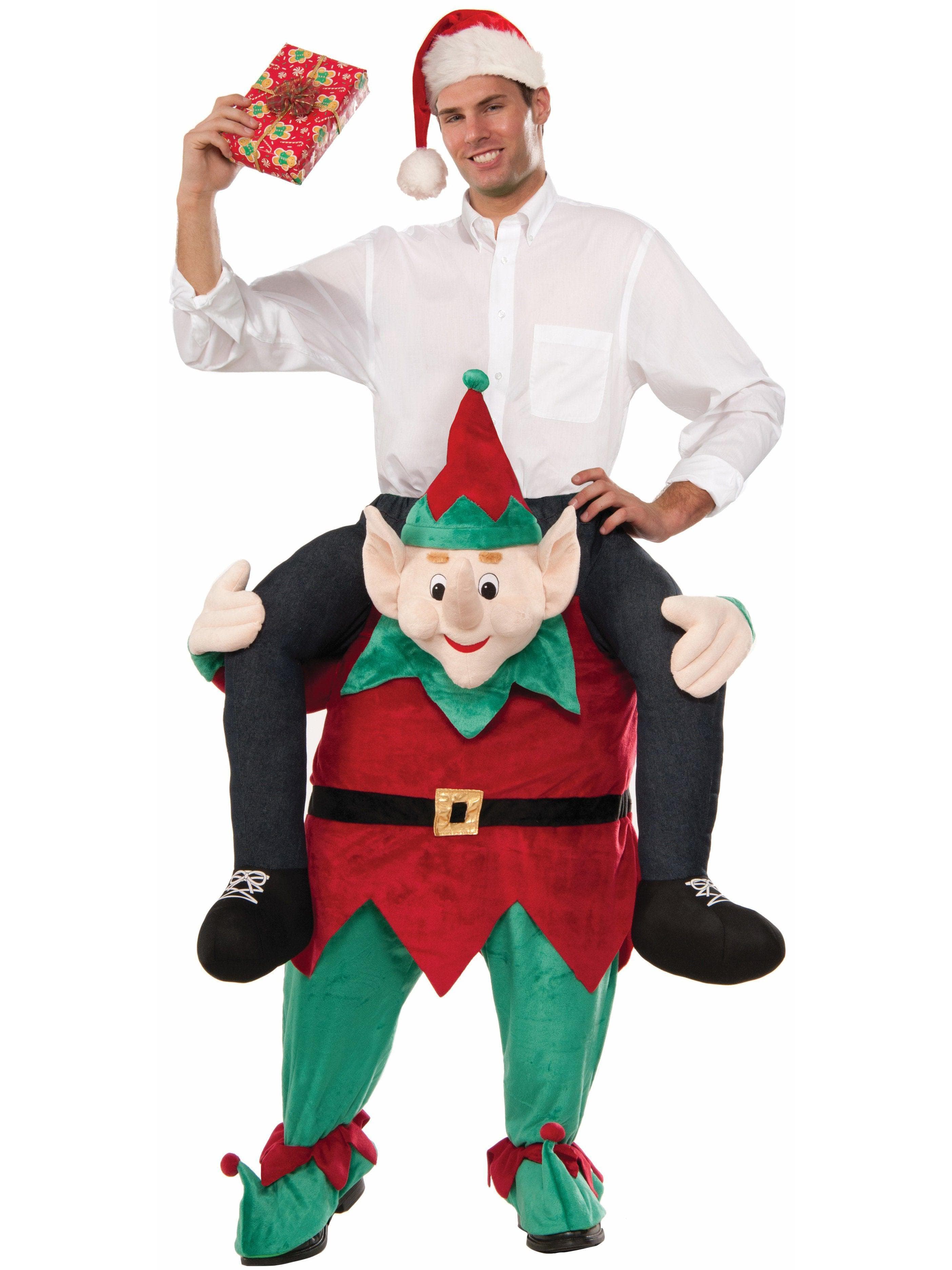 Adult Myself On An Elf Ride On Costume - costumes.com