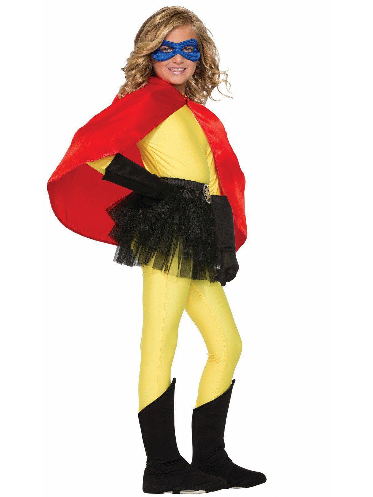 Kids' Red Satin Cape - costumes.com