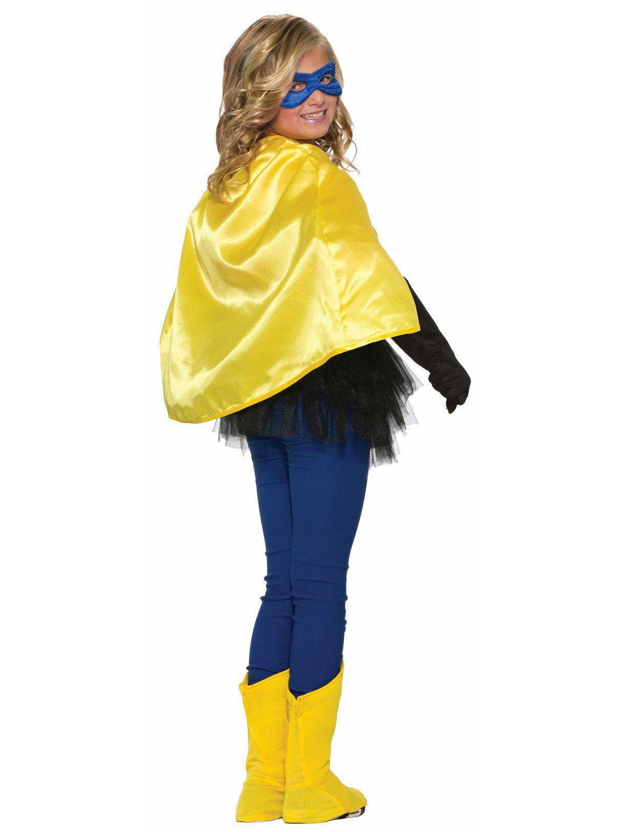 Kids' Yellow Satin Cape - costumes.com