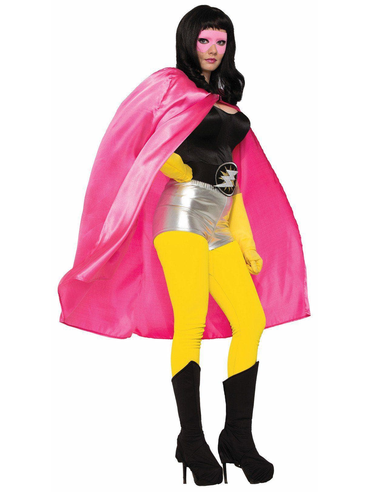 Adult Pink Satin Cape - costumes.com