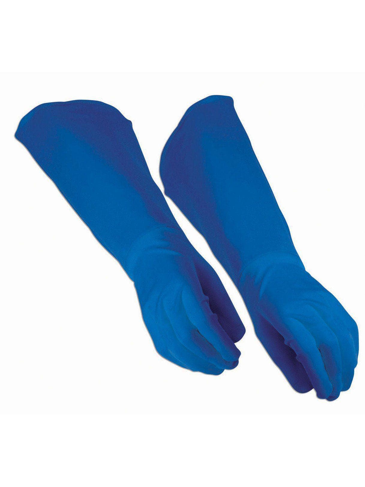 Adult Blue Superhero Gloves - costumes.com
