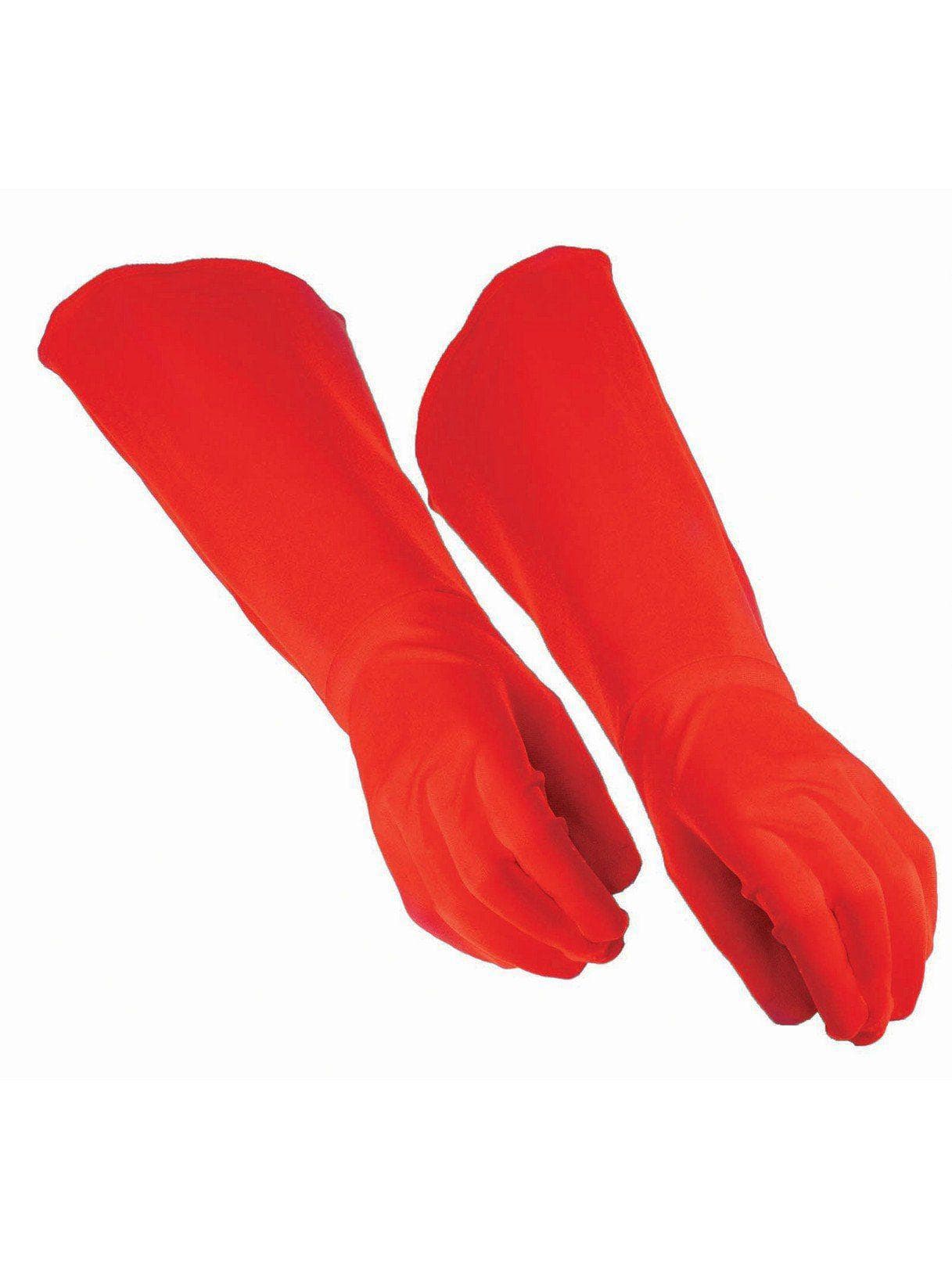 Adult Red Superhero Gloves - costumes.com