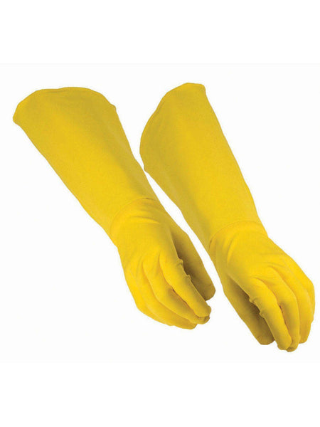 Adult Yellow Superhero Gloves