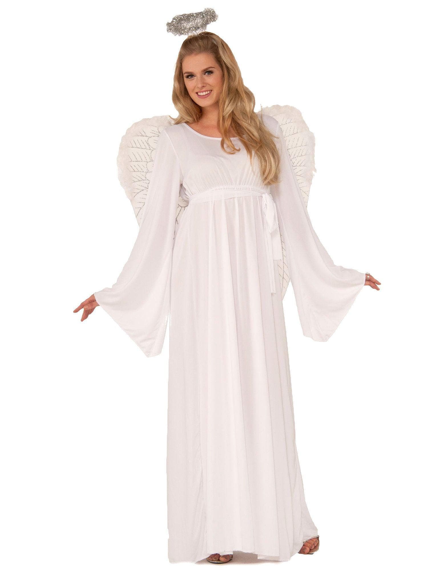 Women's Angelic Robe and Halo - costumes.com