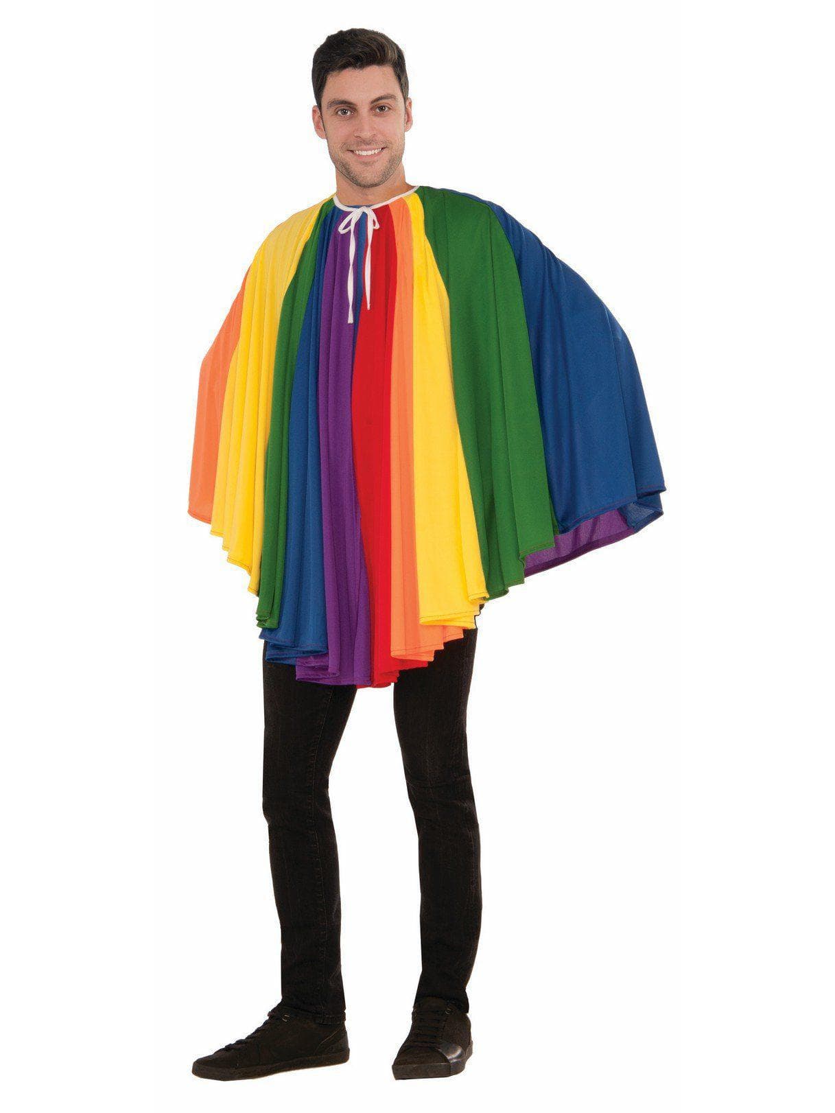 Adult Short Rainbow Cape - costumes.com
