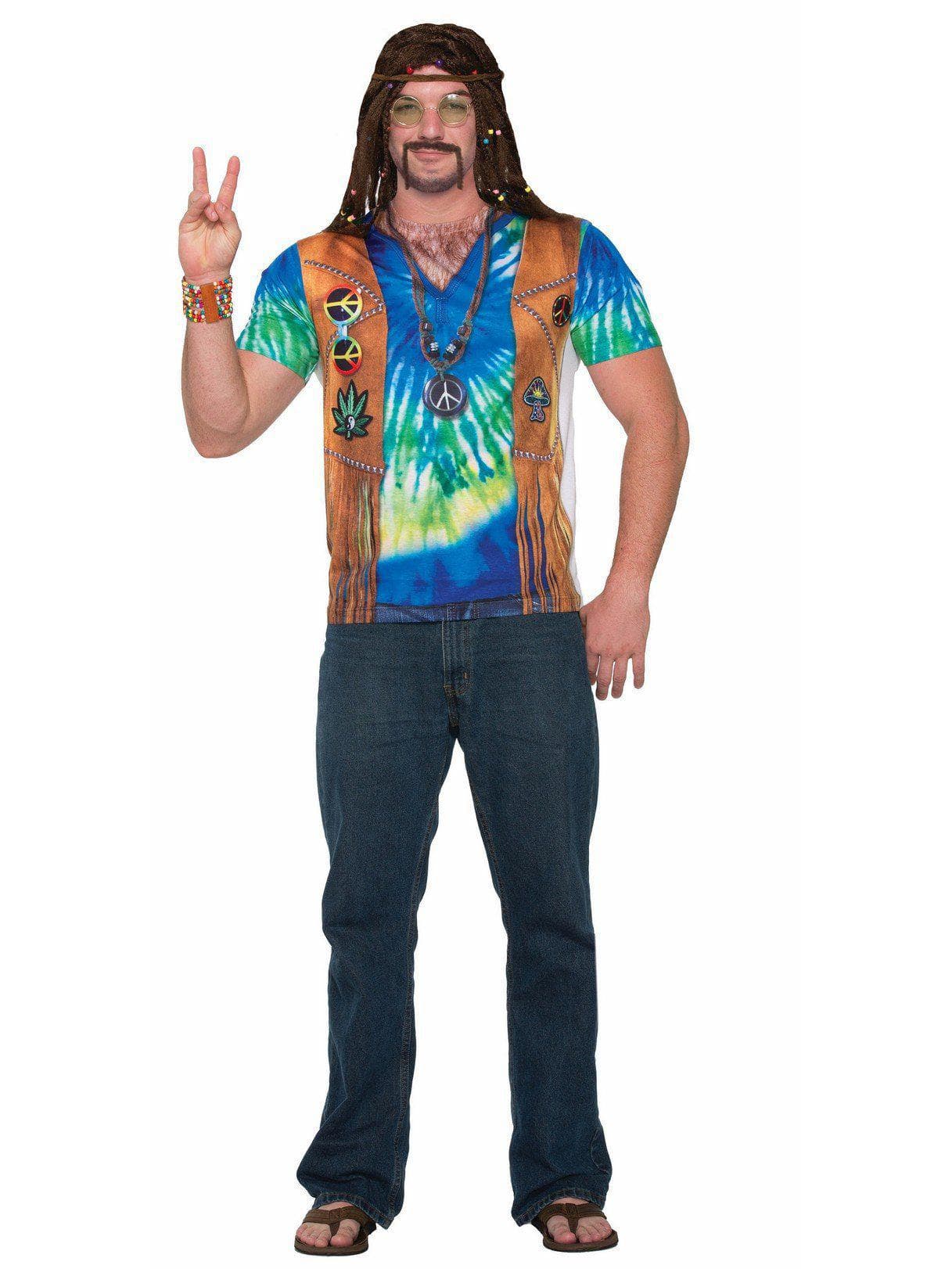 Adult Hippie Man Costume - costumes.com