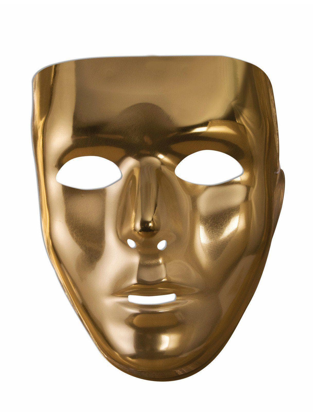 Face Mask - Gold - costumes.com