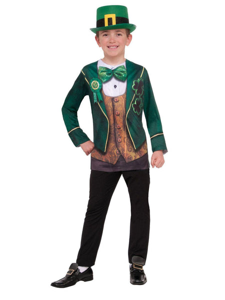 Kid's Instantly Irish Top Costume