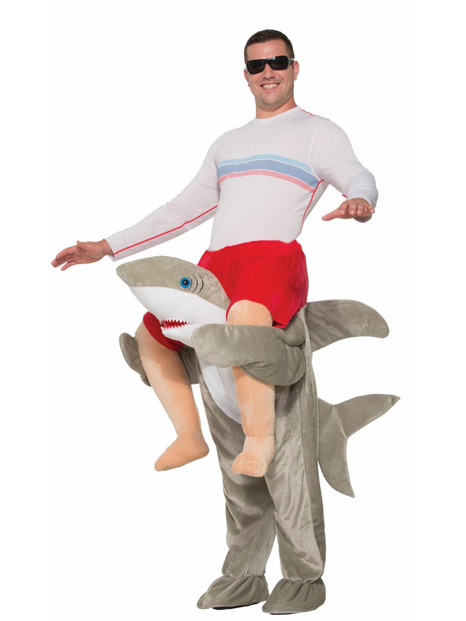 Adult Ride on Shark Costume - costumes.com