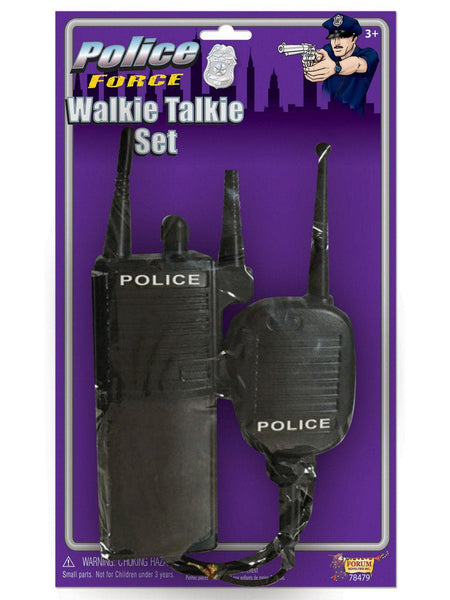 Adult Police Walkie Talkie Prop Set