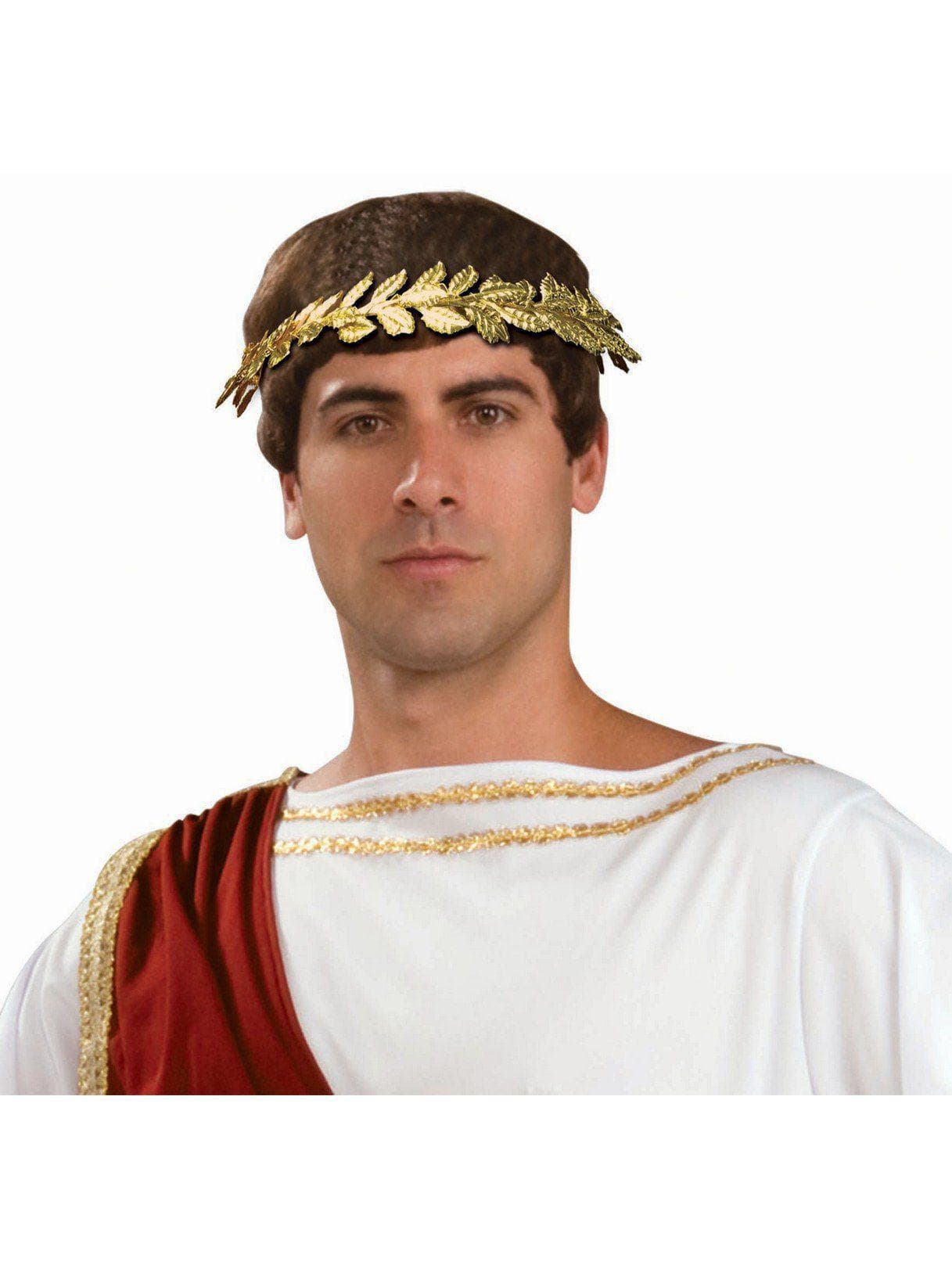 Adult Gold Roman Inspired Leaf Crown - Deluxe - costumes.com