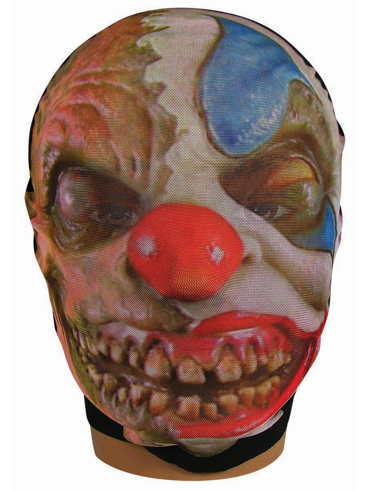 Adult Mesh 2nd Skin Evil Clown Mask - costumes.com