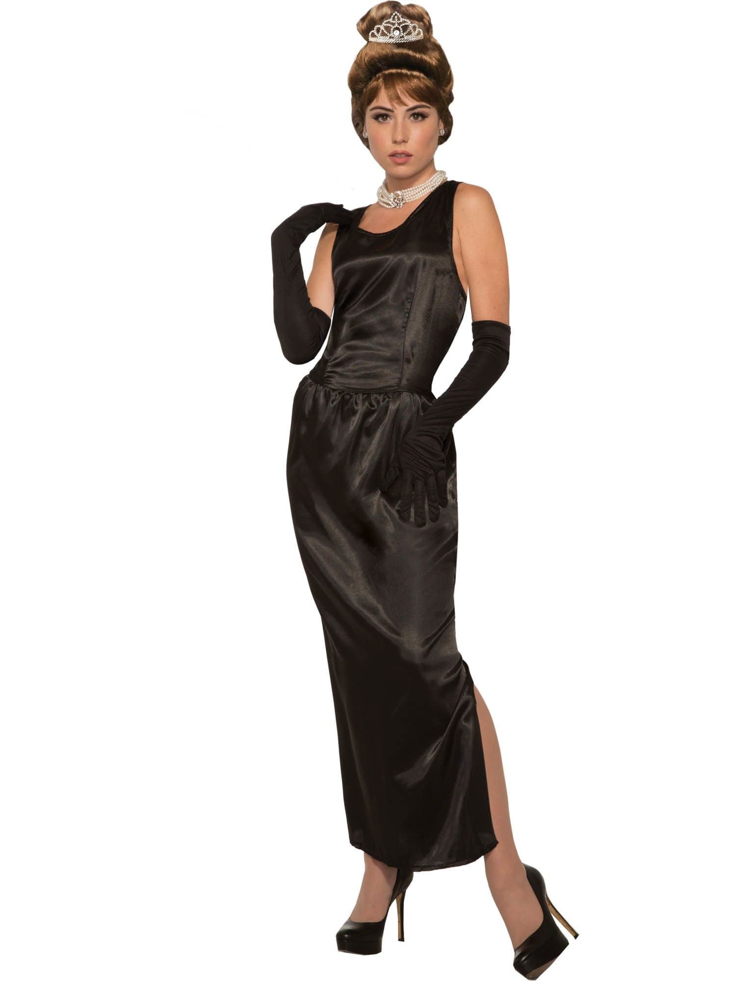 Adult Breakfast At Tiffany's Gown W/Gloves Costume - costumes.com
