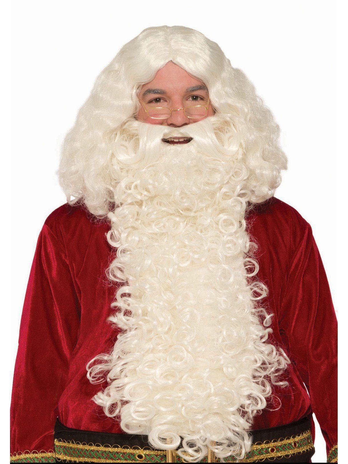 Santa Deluxe Wig & Beard Set - costumes.com