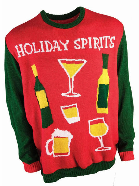 Adult Spirited Christmas Sweater