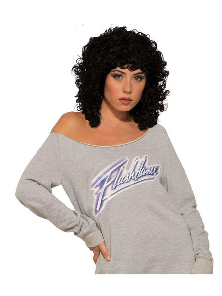 Women's Dark Brown Flashdance Wig