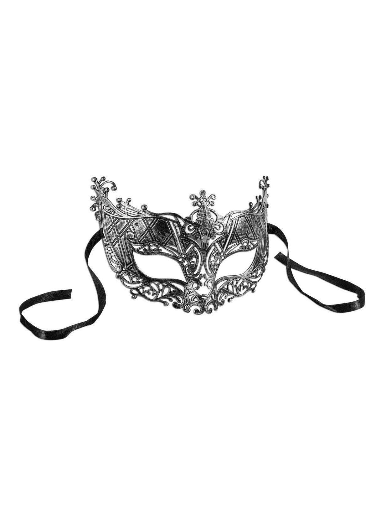 Filigree Silver Mask - costumes.com