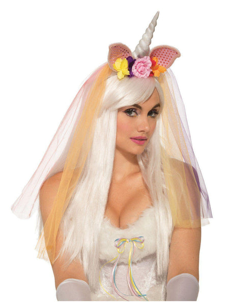 Adult Floral Unicorn Headpiece