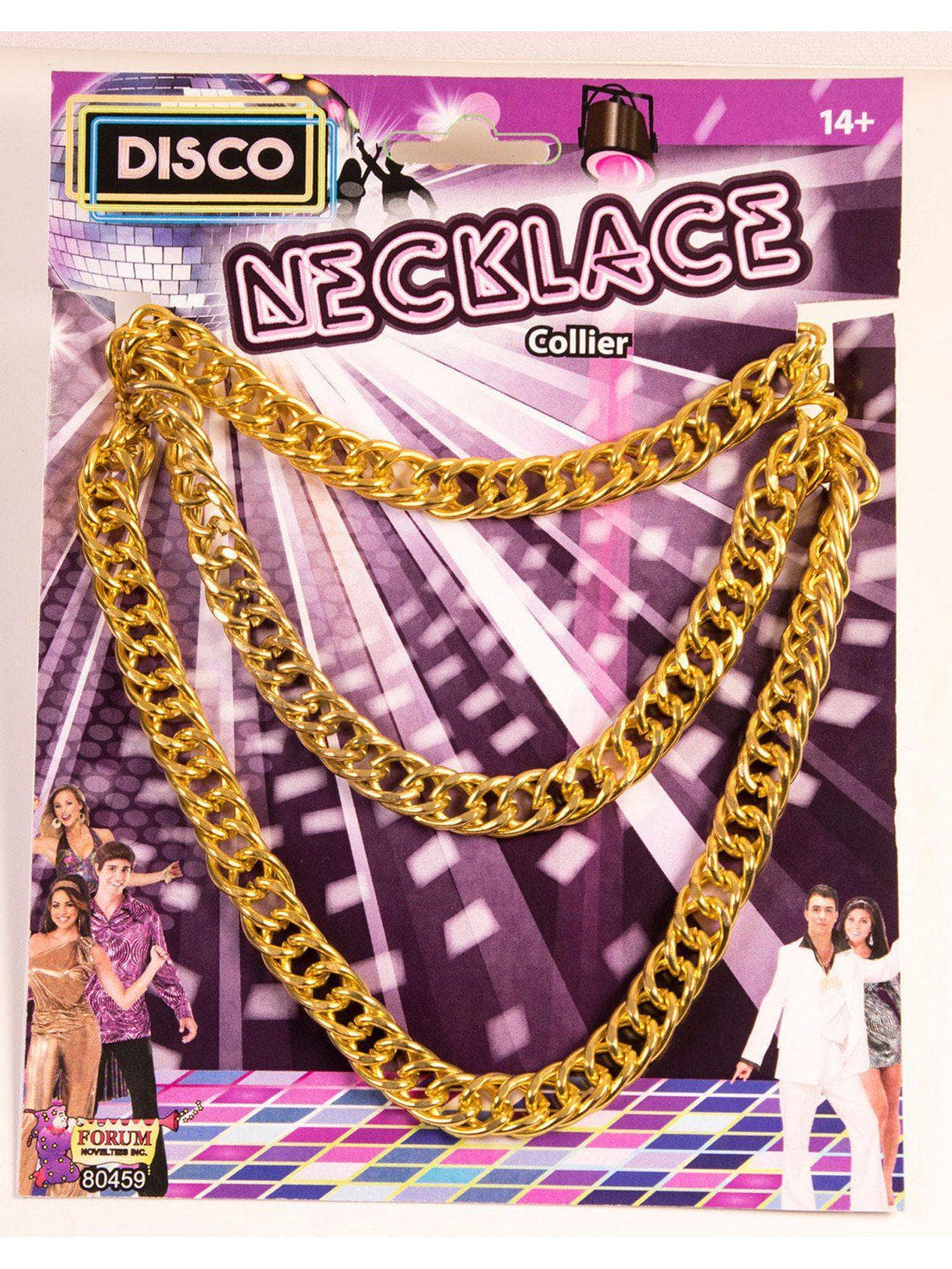 Adult Gold 1970'S Disco Man Chain - costumes.com