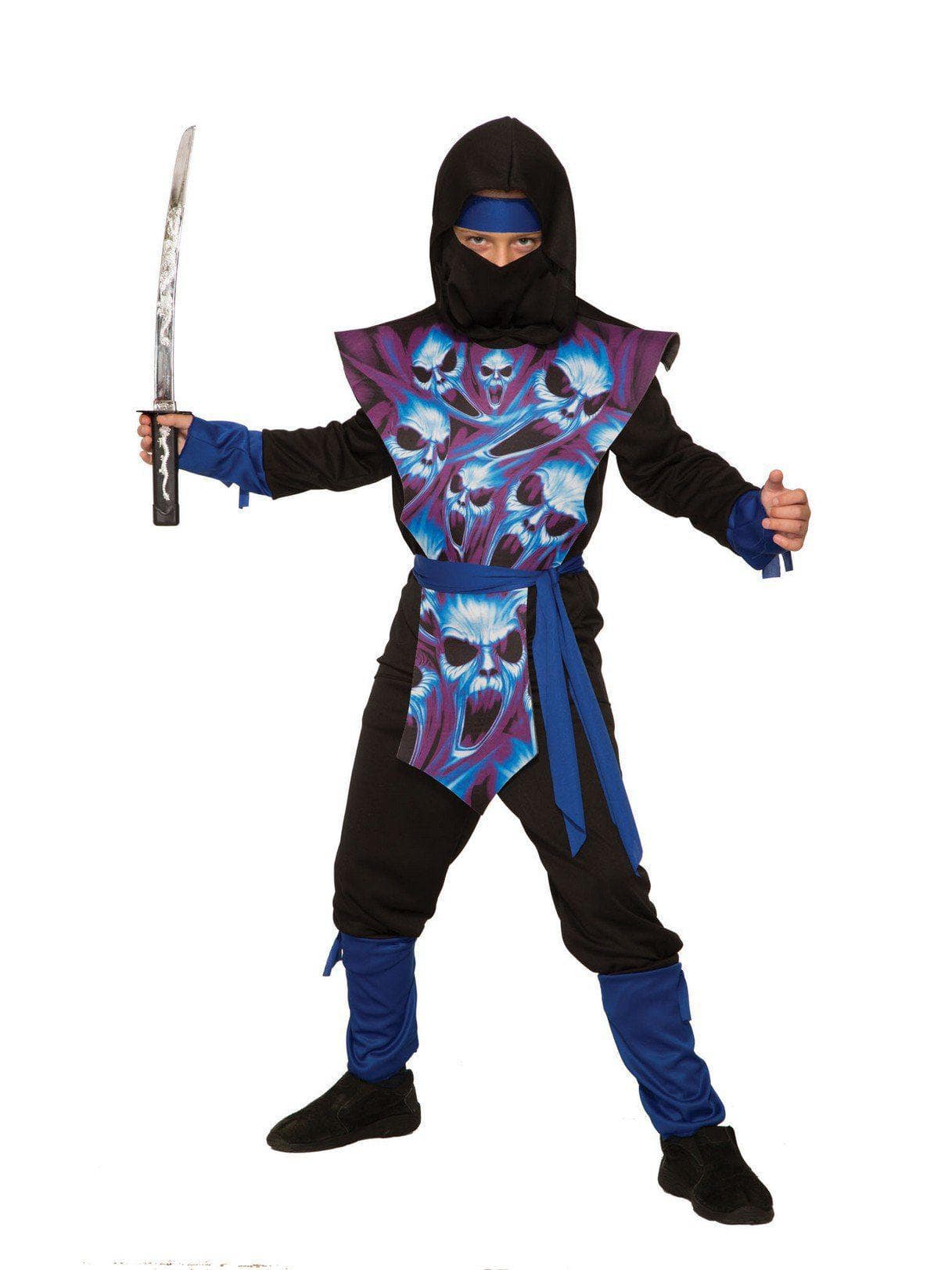 Kid's Ghost Ninja Costume - costumes.com
