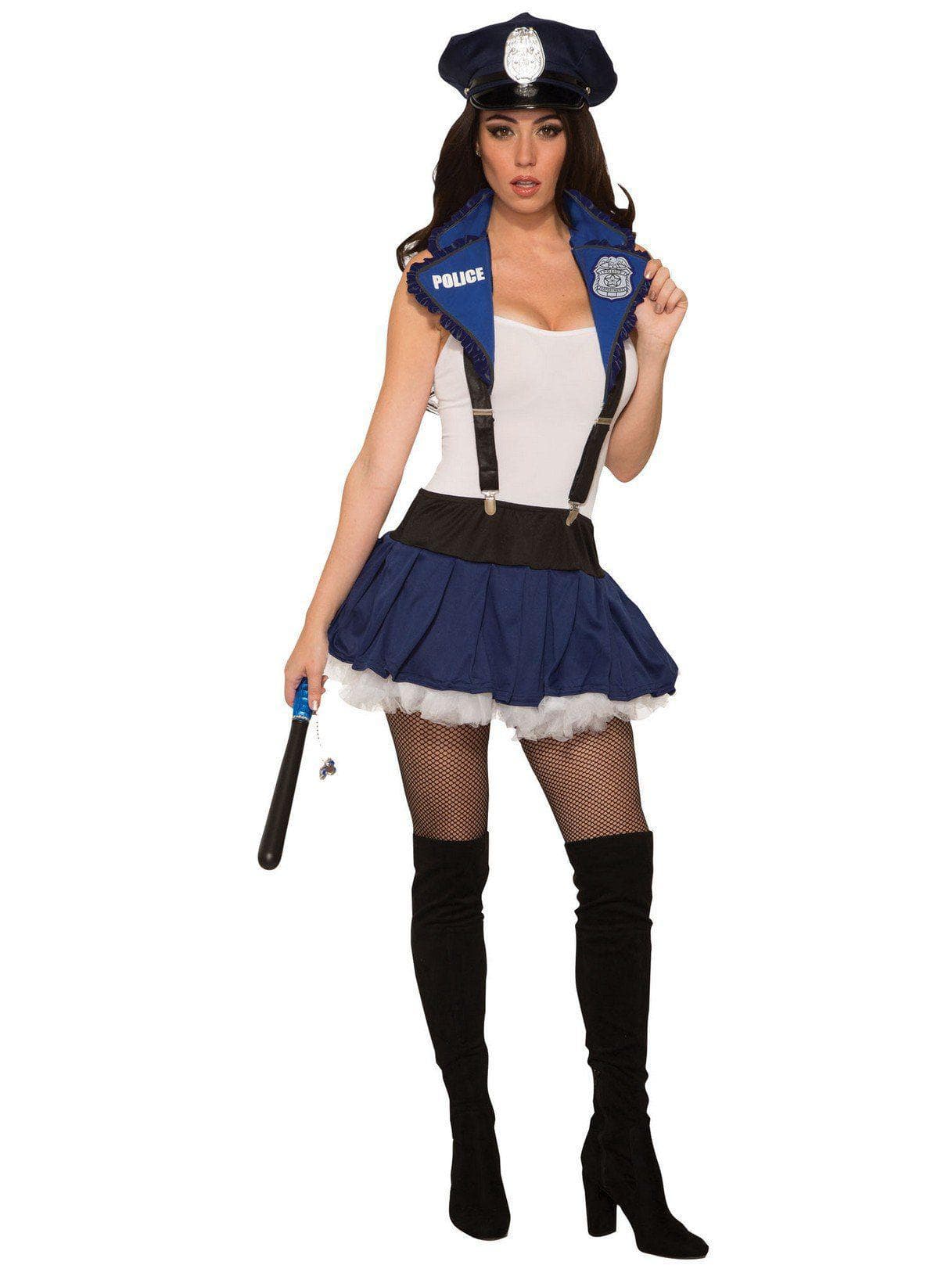 Police Collar And Suspenders - costumes.com