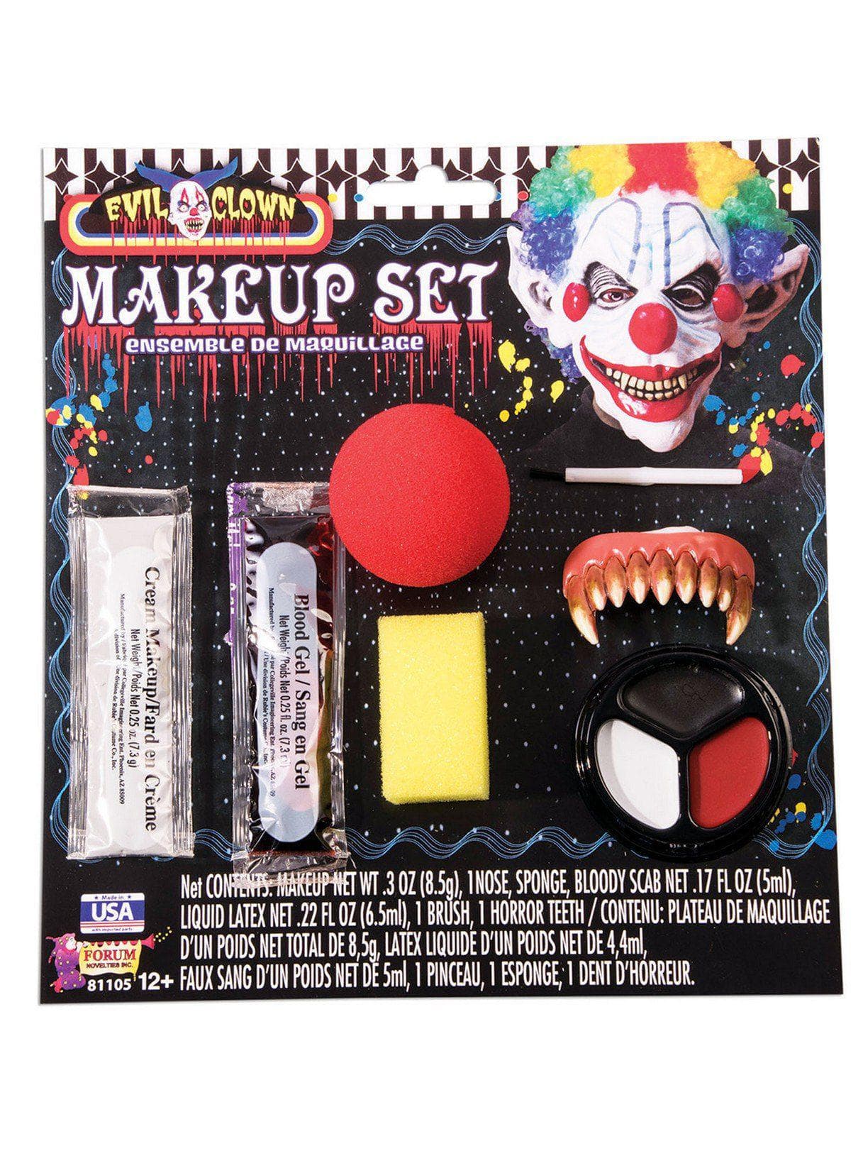 Makeup Kit for Evil Clown - costumes.com