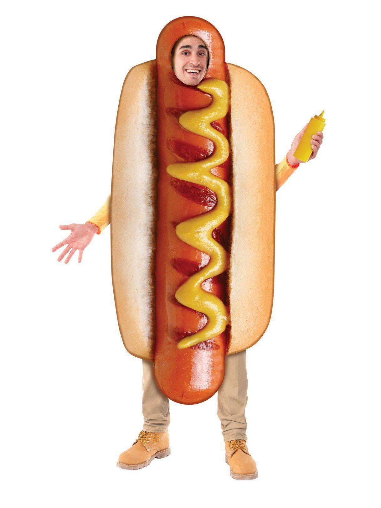 Adult Sublimation Hot Dog Costume - costumes.com