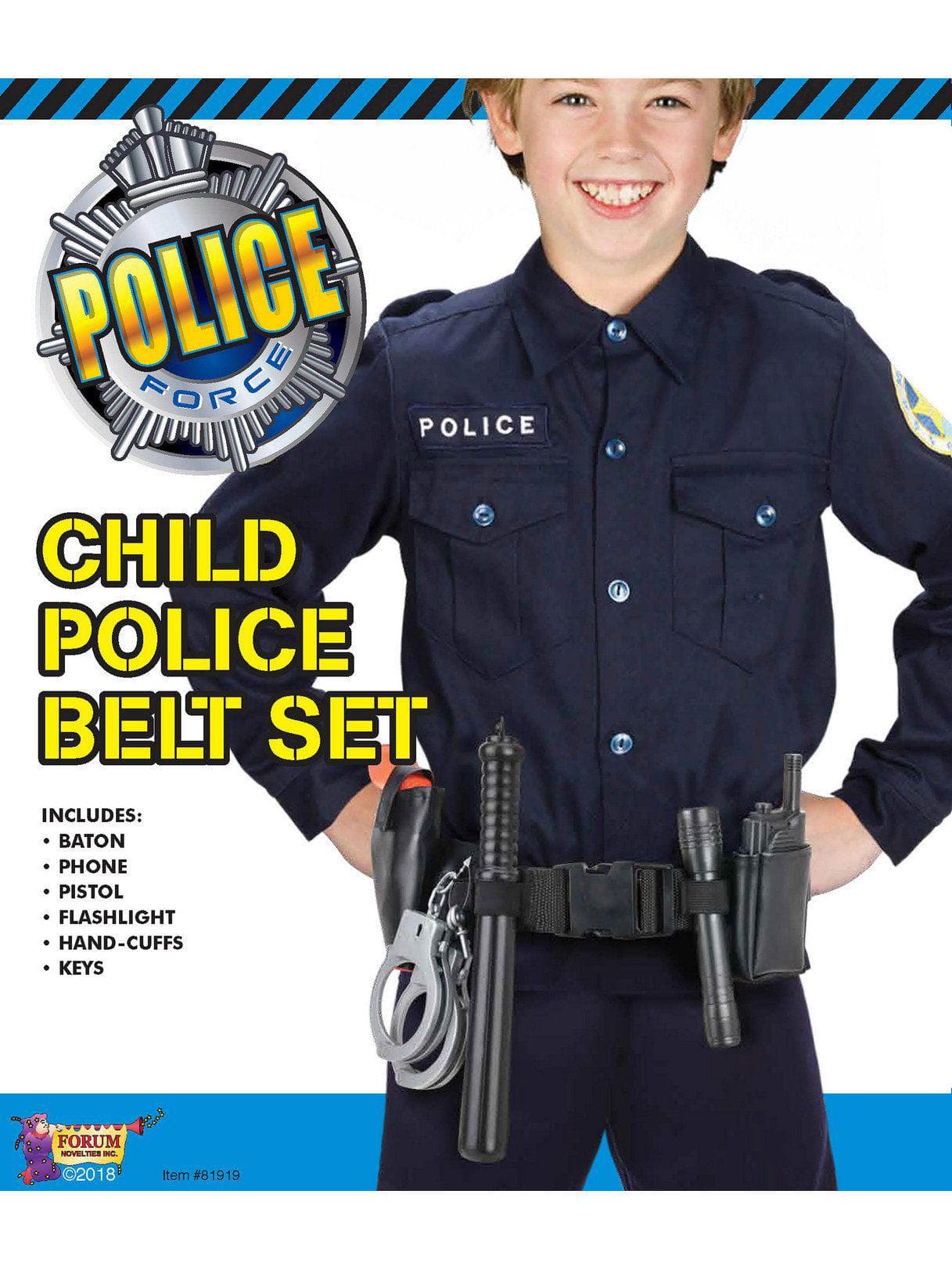 Police Belt Set - costumes.com