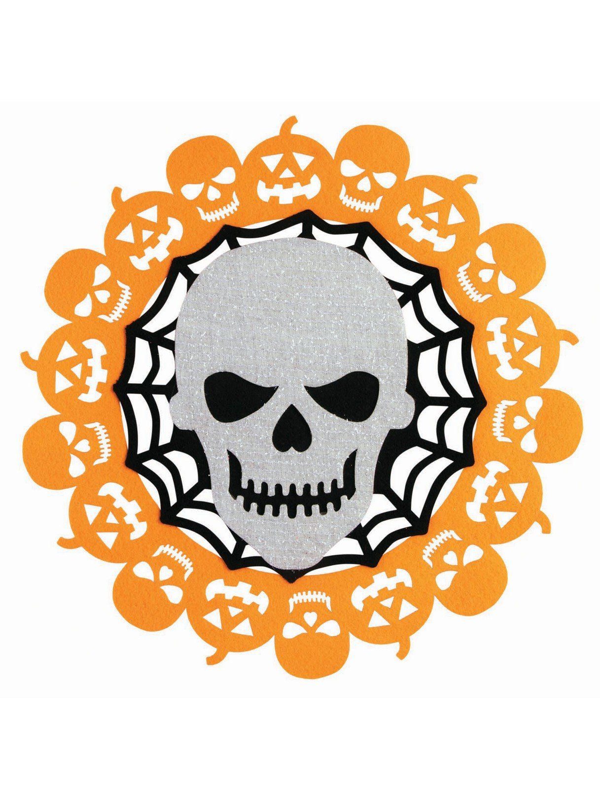 Felt Decoration Skull - costumes.com