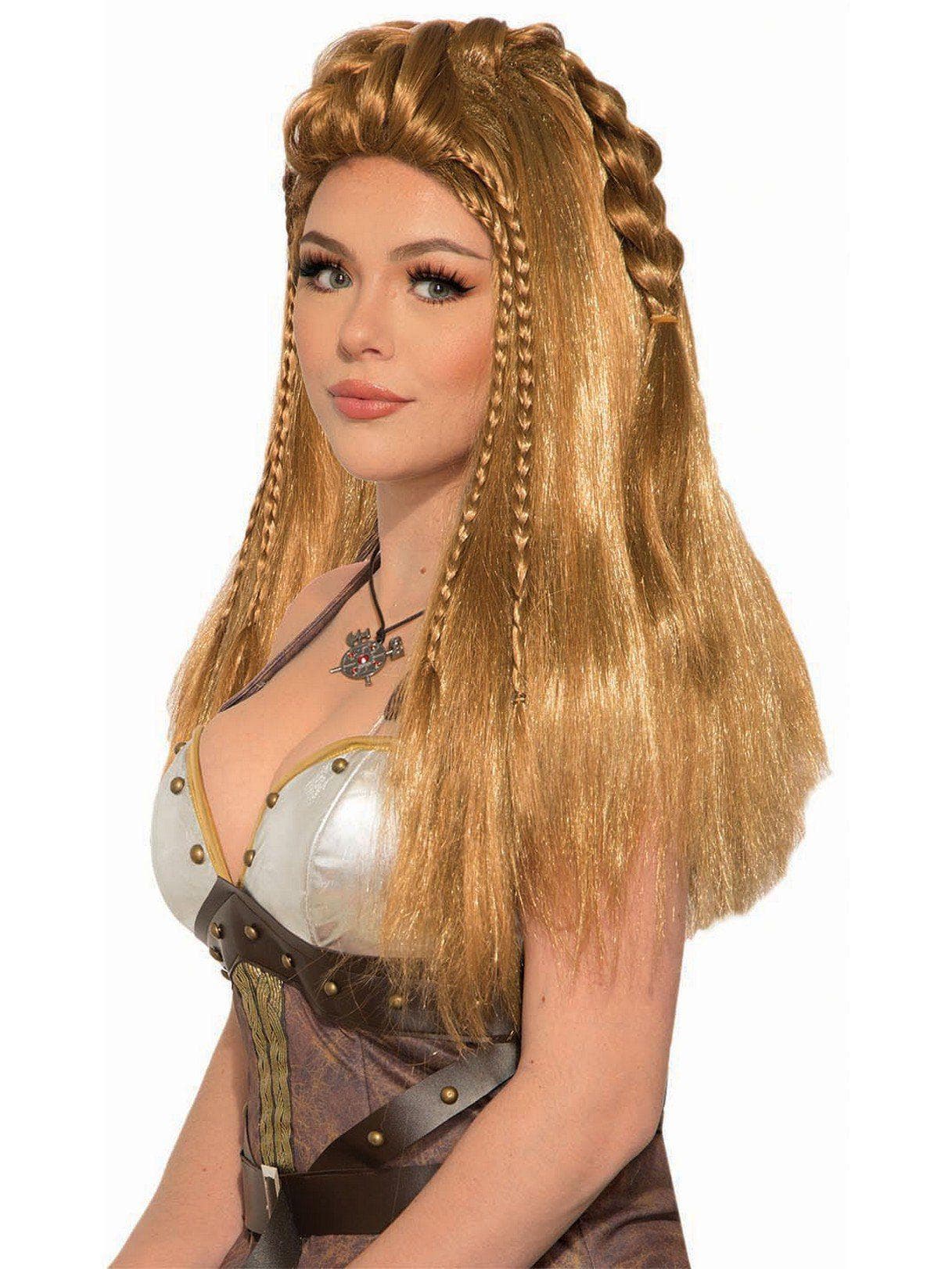 Womens Blonde Warrior Wig - costumes.com