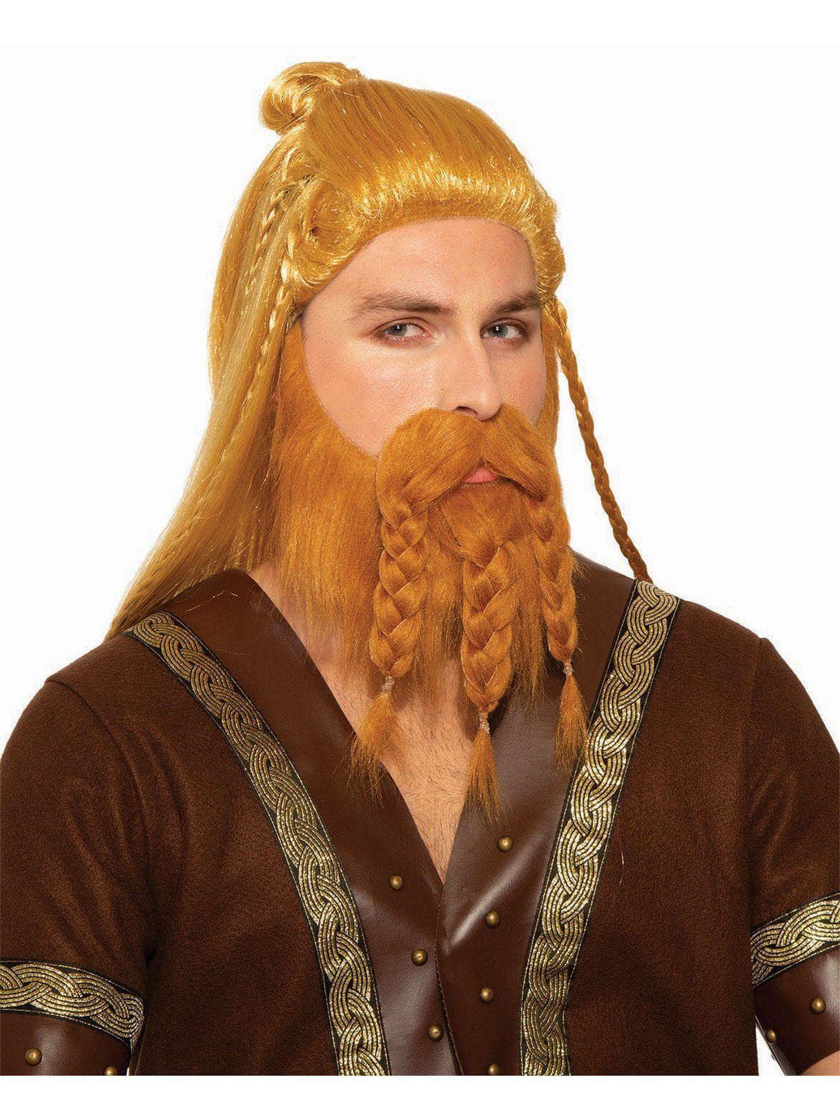 Viking Deluxe Wig with Beard - costumes.com