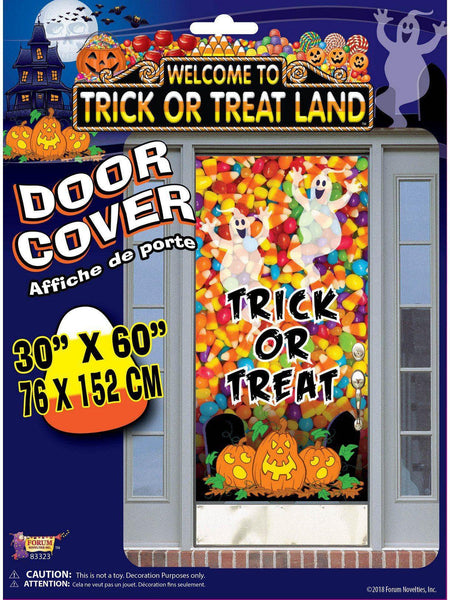 Trick or Treat Candy Door Cover Decoration