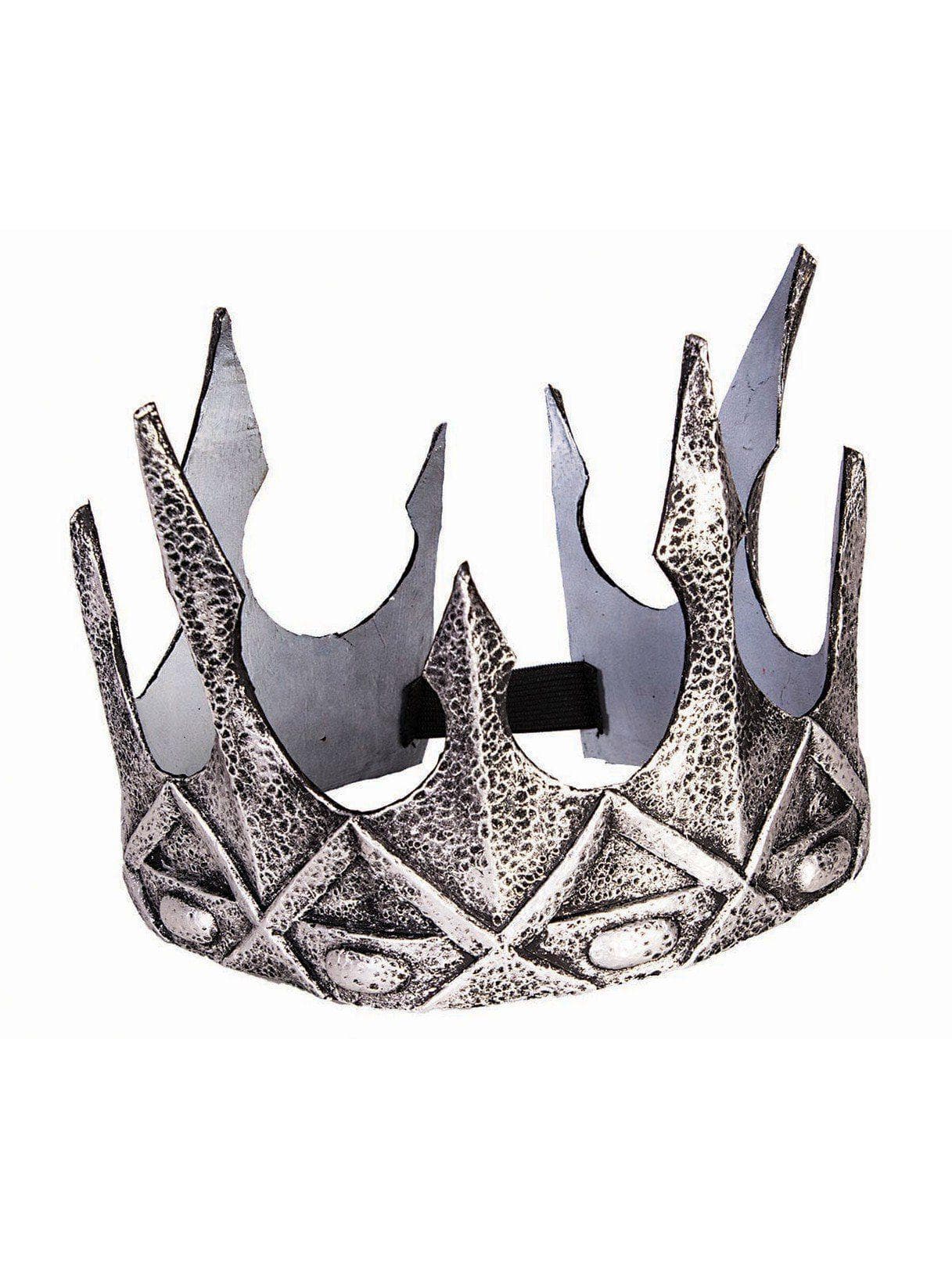 Adult Silver Foam Crown - costumes.com
