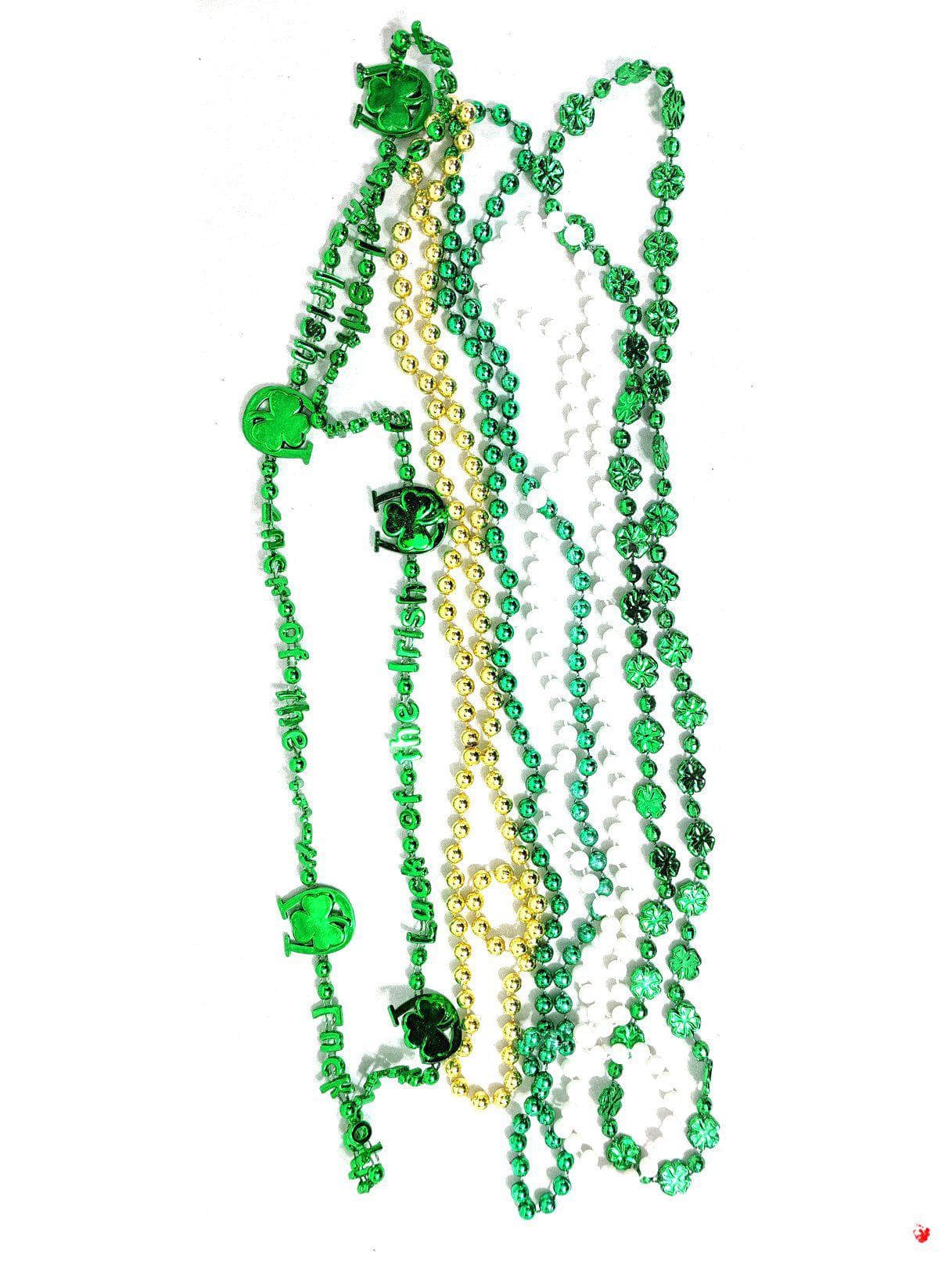 5 Pack St. Patrick's Day Beads - costumes.com