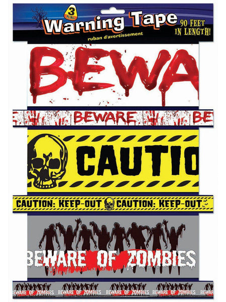 Halloween Beware and Caution Tape Variety Pack