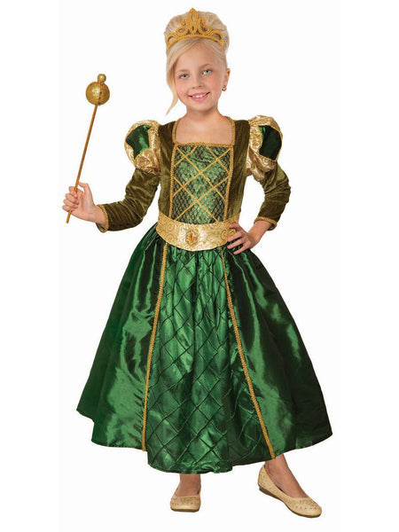 Kid's Princess Gilded Green Costume
