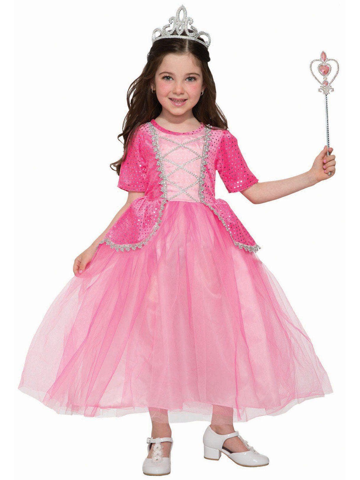 Kid's Princess Silver Rose Costume - costumes.com
