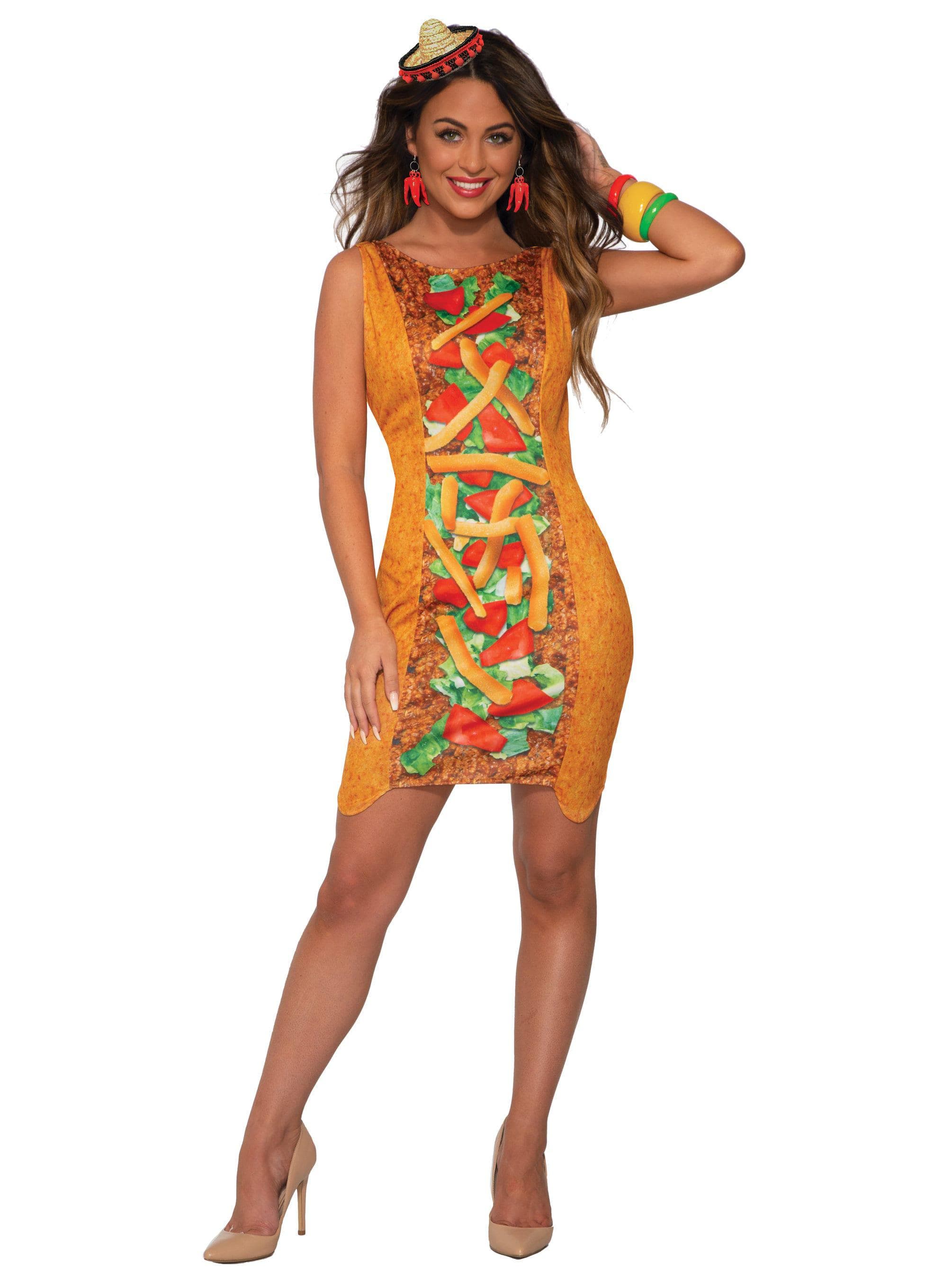 Adult Fiesta Taco Dress Costume - costumes.com