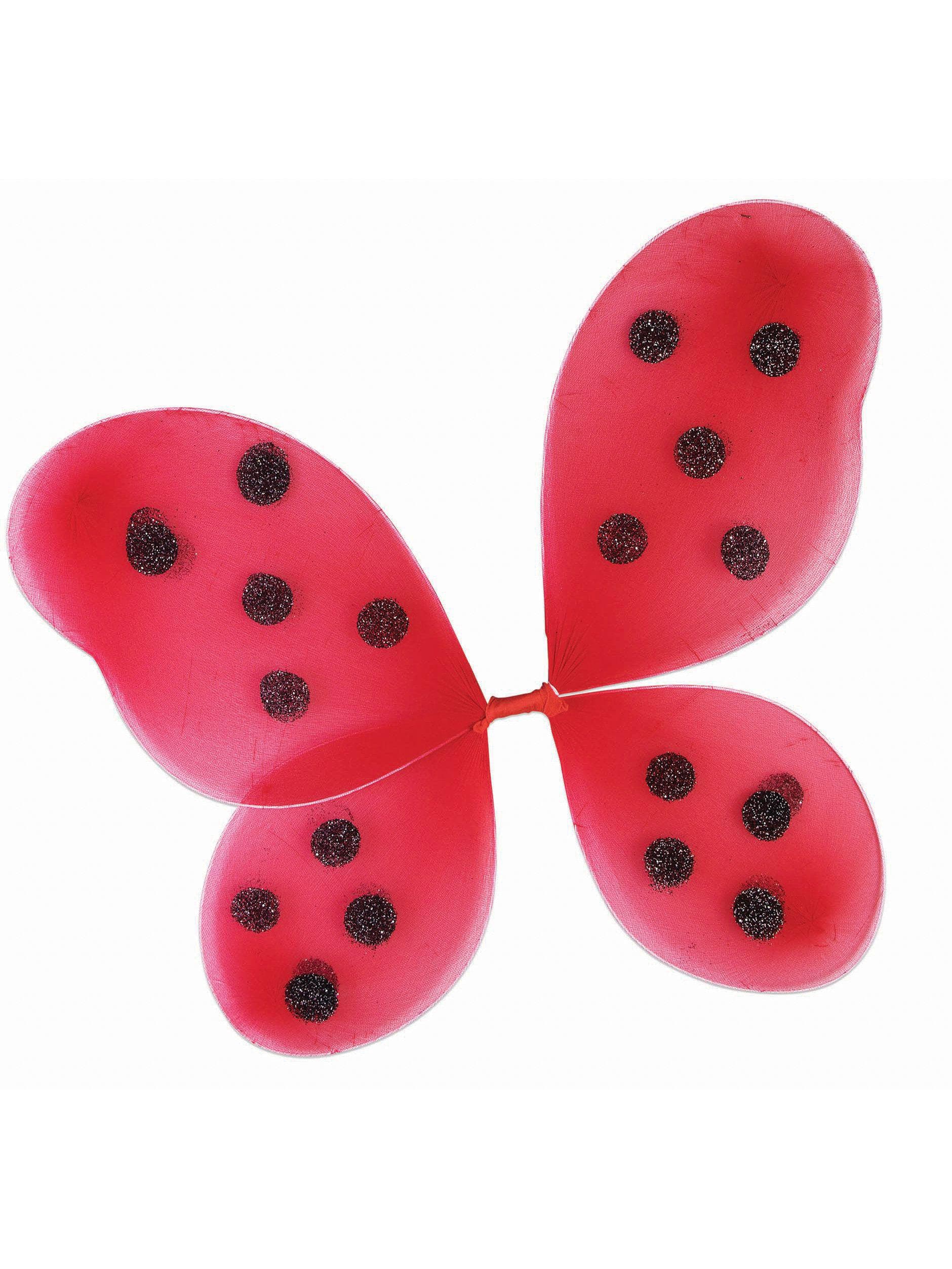 Kids' Red Polka Dot Ladybug Wings - costumes.com